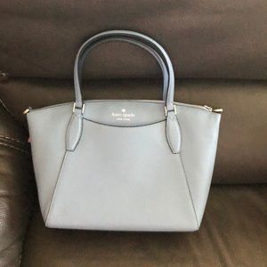 Kate spade satchel in dusty blue